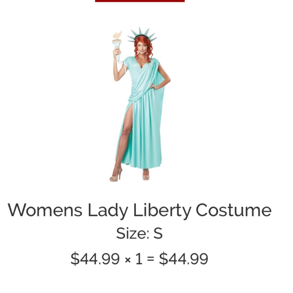 Lady Liberty Halloween Costume